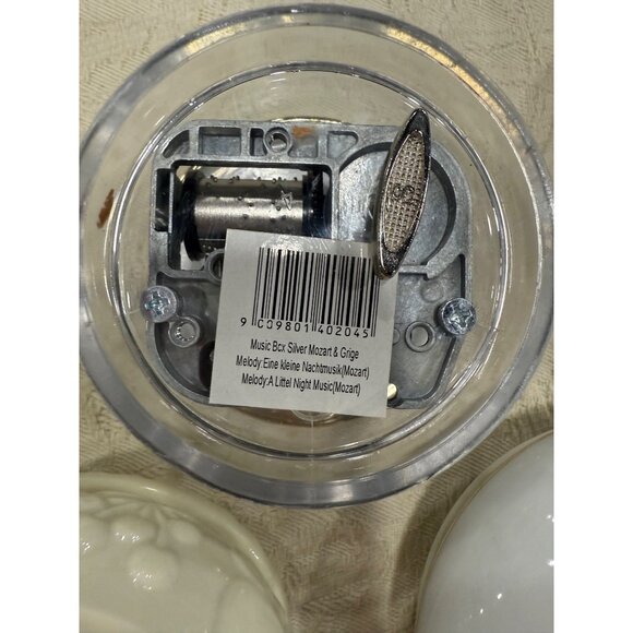 Vintage Trinket Boxes Set Of 5 Lenox, SFMB, Angel Of Love Mozart & Floral Design - Picture 15 of 16